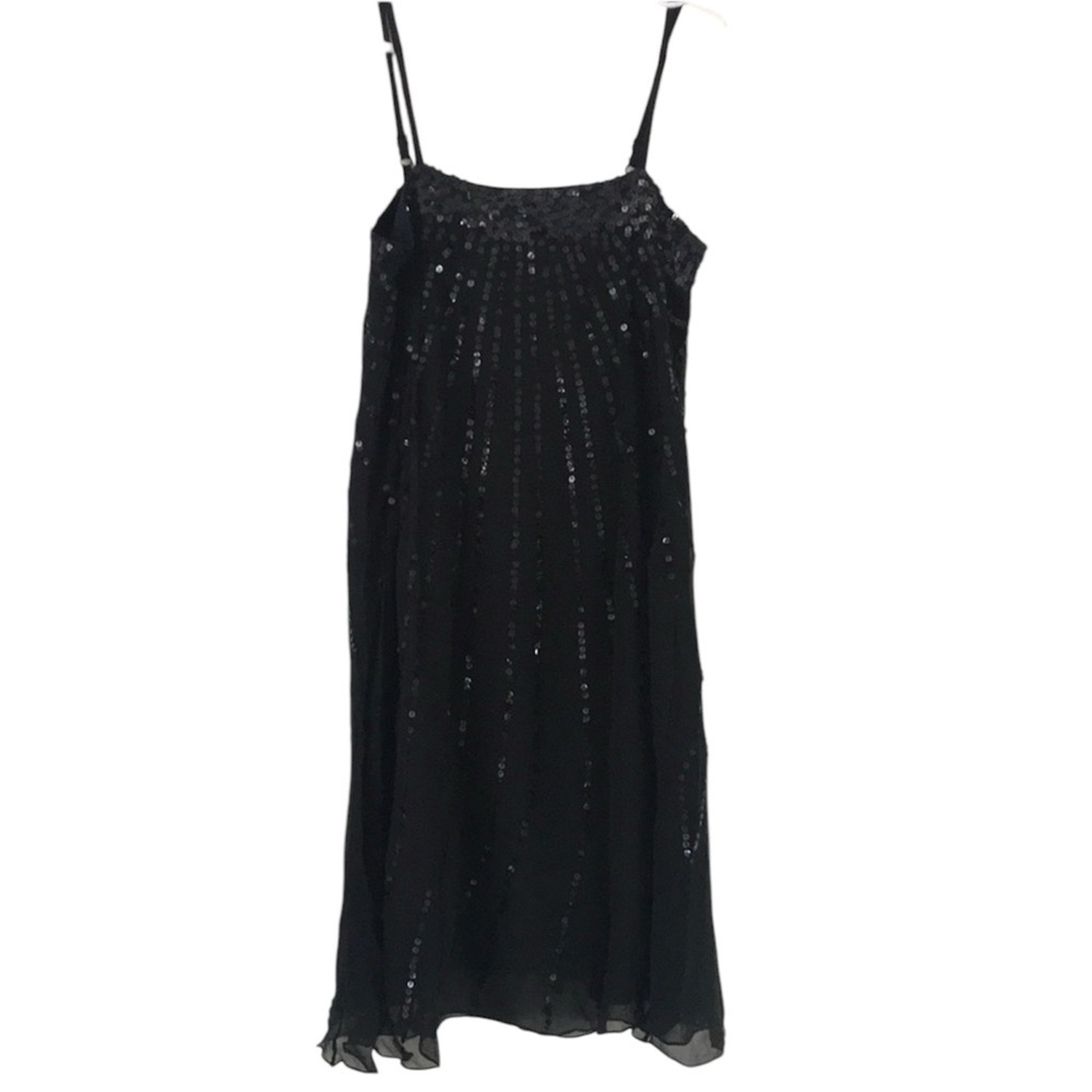 Flowers by Zoe Girls Sequin Silk Dress L